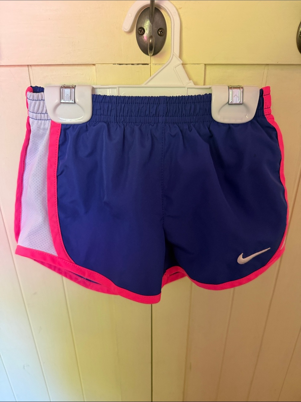 3/$6 Nike purple Running Shorts with Pink Trim